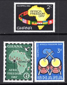 Ghana 92-94 MNH VF