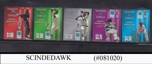 TRINIDAD & TOBAGO - 2007 ICC CRICKET WORLD CUP 5V MNH