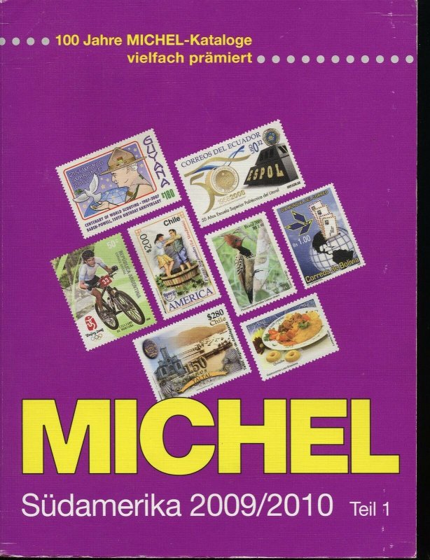 MICHEL CATALOG 2009-2010 SOUTH AMERICA PART 1 ARGENTINA TO ININI AS SHOWN