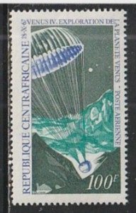 1968 Central African Rep - Sc C56 - MNH VF - 1 single - Space landing Venus