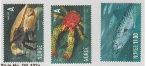 Norway Scott #1512-1513-1514 Stamp - Used Set