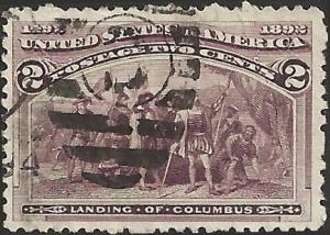 # 231 BROWN VIOLET USED LANDING OF COLUMBUS SCV-0.30