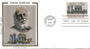 US FDC Scott #1928-31 American Architecture. 5 Colorano Cachets. Free Shipping