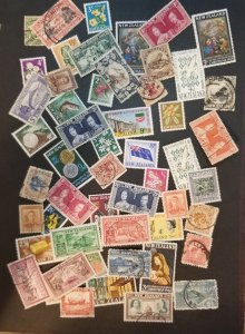 NEW ZEALAND Used Unused MH Stamp Lot T7220