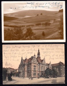 Czechoslovakia 1930 2 Picture Postcards