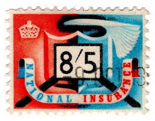 (I.B) George VI Revenue : National Insurance 8/5d 