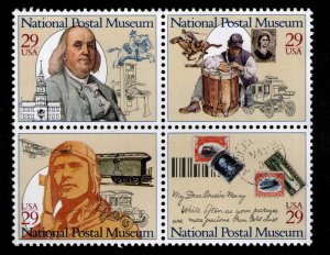 USA Scott 2779-2782a MNH** National Postal Museum block of 4