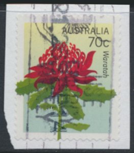 Australia SC# 4061 Flowers from 2014 Used Waratah details & scan