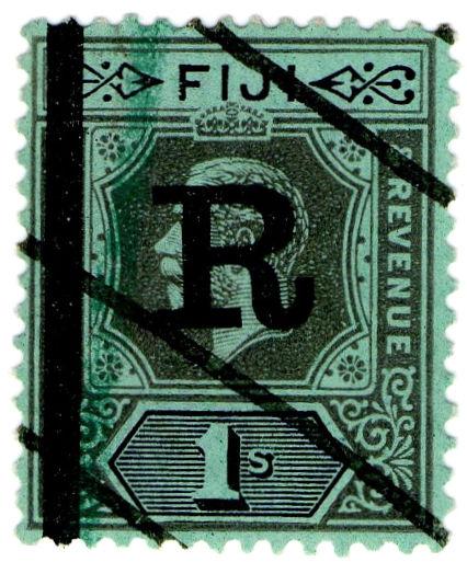 (I.B) Fiji Revenue : Stamp Duty 1/- (1914)