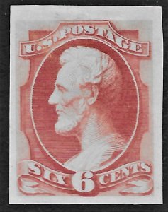 US 1873 Sc. No. 159P3 plate proof on India paper, VF/XF
