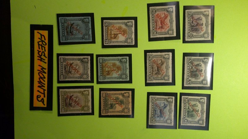 Nyassa 1921 Surcharged Issue Scott# 94-105 Mint Hinged/LH/VF-XF CPL set of 12