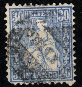 Switzerland #56 F-VF Used CV $16.00 (X3648)