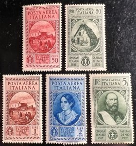 Italy Scott# C35-C39 Unused VF H Set of 5 Cat $44.00