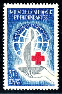 New Caledonia, Scott #328, Unused, Hinged