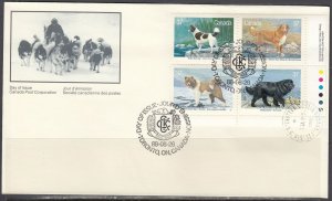 Canada Scott 1220a LR Pl Blk FDC - Dogs