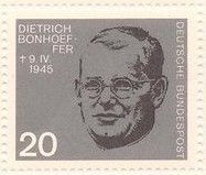 Germany 885 Nazi Resistance Portraits MNH 1964 Dietrich Bonhoeffer