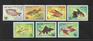 FISH - VIETNAM #1405-11  MNH