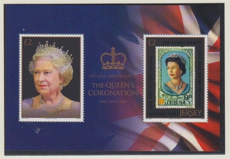 Jersey 2013, ' Coronation'  Miniature Sheet.  unmounted mint NHM