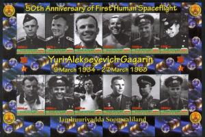 Somaliland 2011 50th Anniversary of First Human Space Fli...