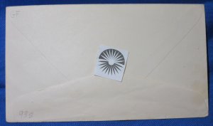 USA Scott 938 FDC Texas 100th Anniv.  1945 3 cent