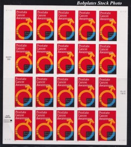 BOBPLATES #3315 Prostate Cancer Sheet VF MNH SCV=$13 ~ See Details for #s/Pos