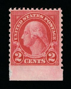 AFFORABLE GENUINE SCOTT #579 MINT OG NH 1923 CARMINE PERF-11x10 COIL WASTE 12877