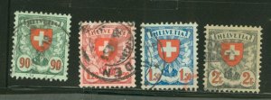 Switzerland #200a-203a Used Single (Complete Set)