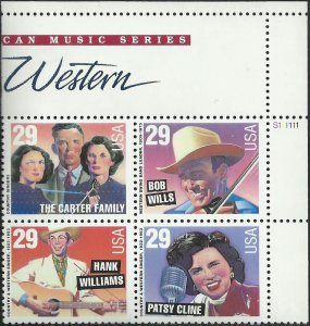 # 2771-2774 MINT NEVER HINGED ( MNH ) AMERICAN MUSIC