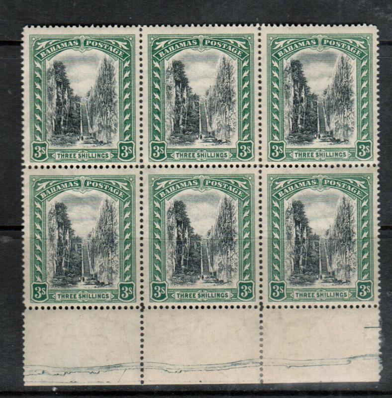 Bahamas #62 (SG #80) Very Fine Mint Block Of Six - Stamps Never Hinged