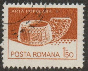 Romania 3104 - Cto - 1.50L Wooden Scoop. Valea Mare (1982)