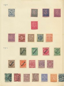 GERMANY Reich 1922 Inflation M&U Collection(140+Items) (W 859