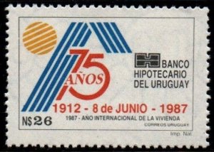 1987 Uruguay uruguay mortgage bank  #1240 ** MNH