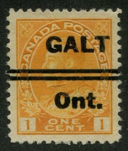 Canada Precancel GALT 1-105d