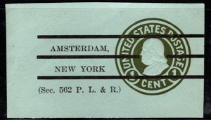 #U423 Franklin Precancel Cut Square Type 1a2  - Unused