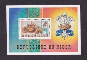 Niger  #551  MNH  1981   British royal wedding   sheet