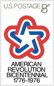 US 1432 Bicentennial Commission Emblem 8c single MNH 1971
