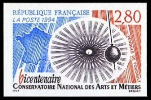 France, 1950-Present #2436 (YT 2904) Cat€20, 1994 National Conservatory of ...