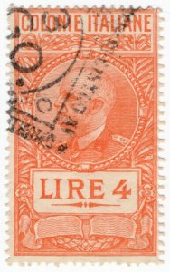 (I.B) Italy (Eritrea) Revenue : Duty Stamp 4L