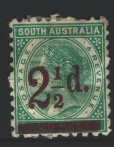 South Australia Sc#94a MH - pencil on reverse, creasing