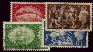 Great Britain SC#286-289 Used VF SCV$35.00...!!