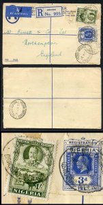 Nigeria Registered cover from Oshogbo to the UK