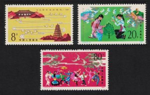 China Youth Friendship Festival 3v 1984 MNH SC#1941-1943 SG#3340-3342