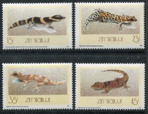 Zimbabwe 578-581, MNH, Reptiles. x1869