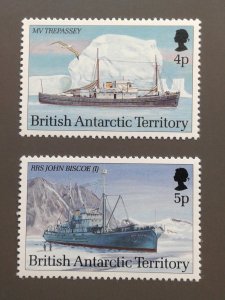 British Antarctic Territory 205-206 VF MNH. Scott $ 4.80