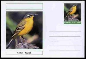 Chartonia (Fantasy) Birds - Yellow Wagtail postal station...