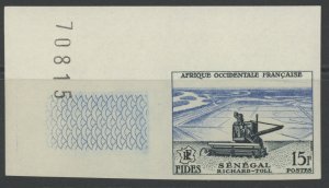 French West Africa 69 ** mint NH imperf farm agriculture (2204 231)
