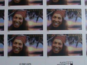 ​UNITED STATES-2003-SC#3748- ZORA NEALE HURSTON THE WRITER MNH SHEET VERY RARE