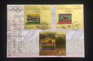 C) 2008. UNITED STATES. FDC. MULTIPLE STAMPS FROM THE OLYMPIC GAMES. XF