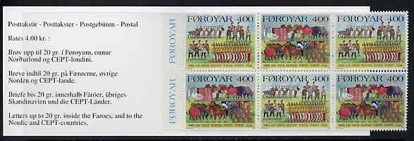 Booklet - Faroe Islands 1994 On The First Day Of Christma...