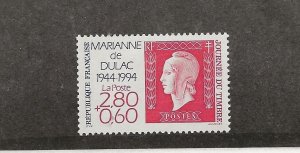 FRANCE Sc 2409 NH issue of 1994 - STAMPS-ON-STAMPS